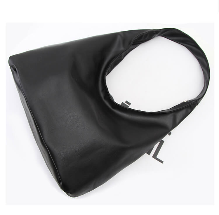 Simple Black Shoulder Bag