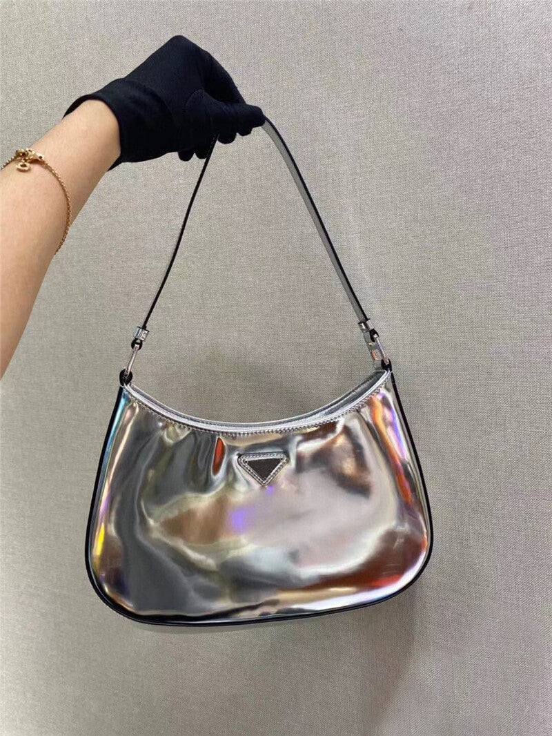 Prada cleo handbag silver