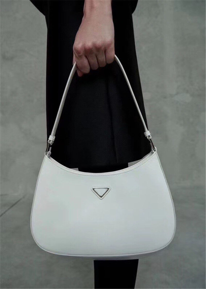 Prada cleo handbag white