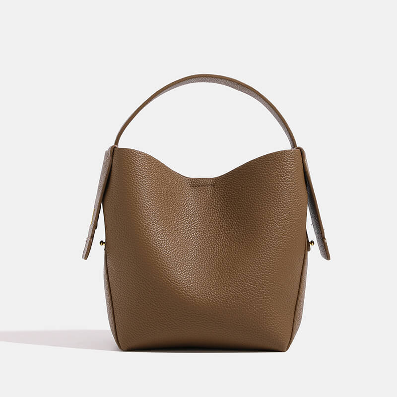 Brown Genuine leather crossbody bag 