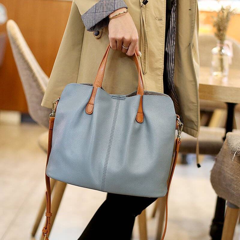 Soft Leather Tote Bag