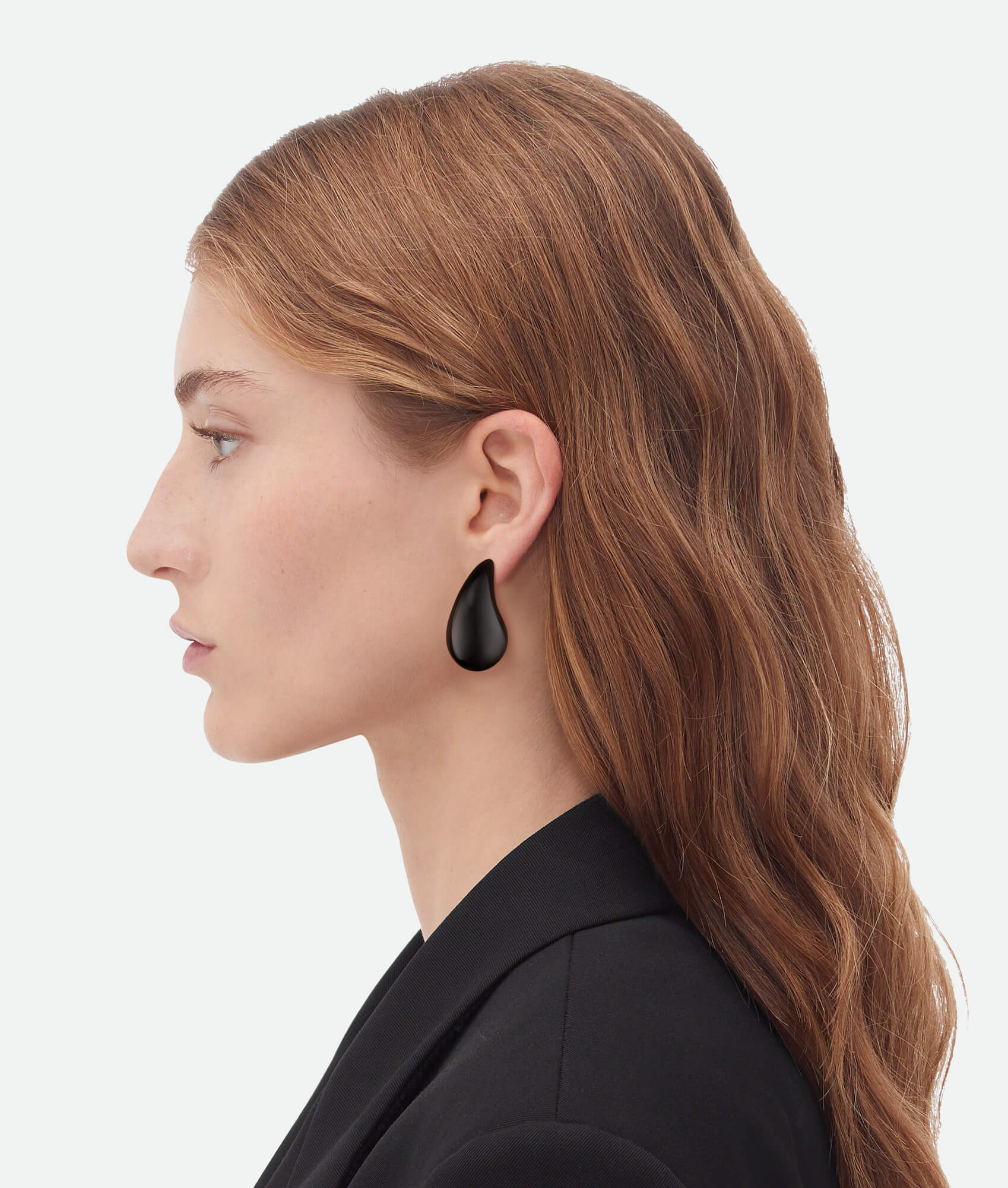 Black drop earrings