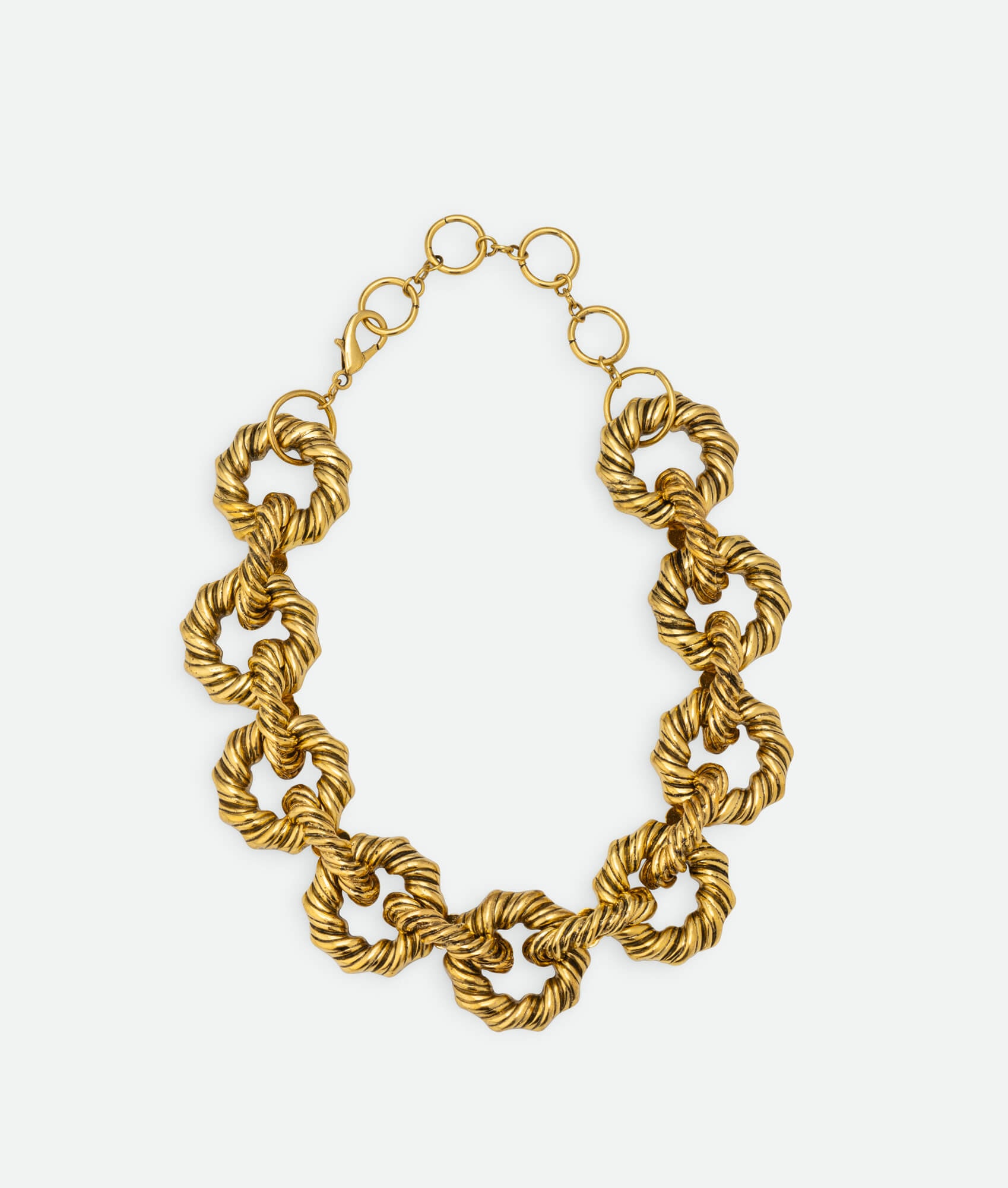 Gold Chunky Statement Necklace