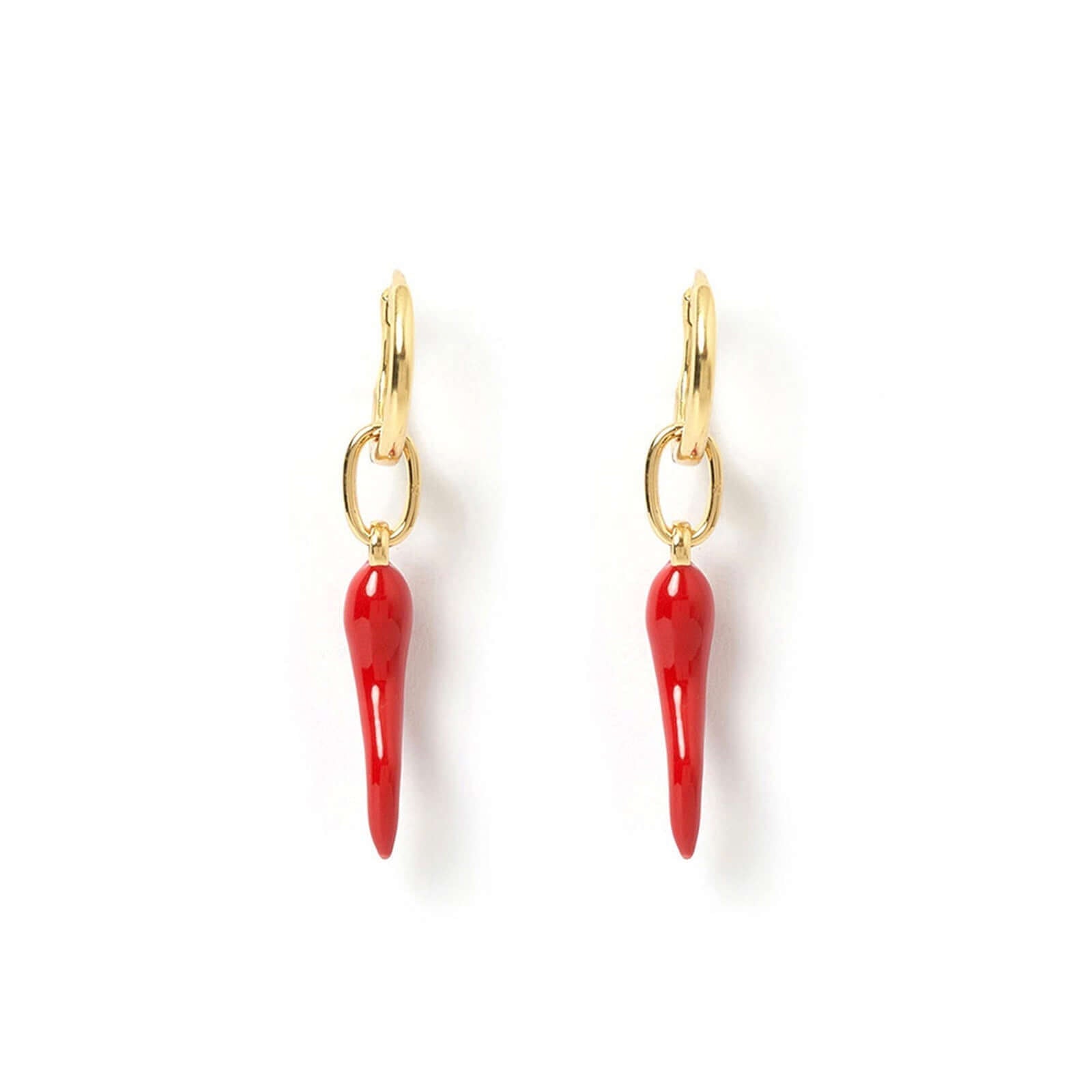 funky Red chilli earrings