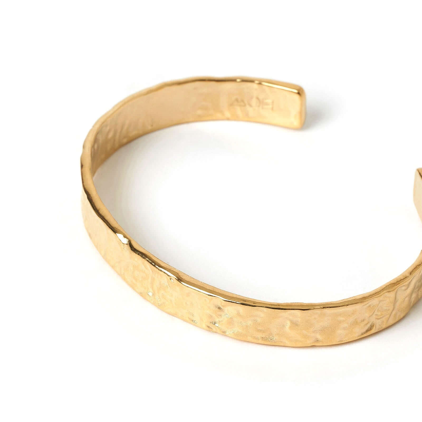 Foiled gold cuff bracelet