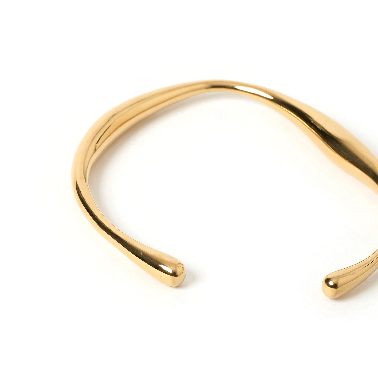 Gold cuff bracelet