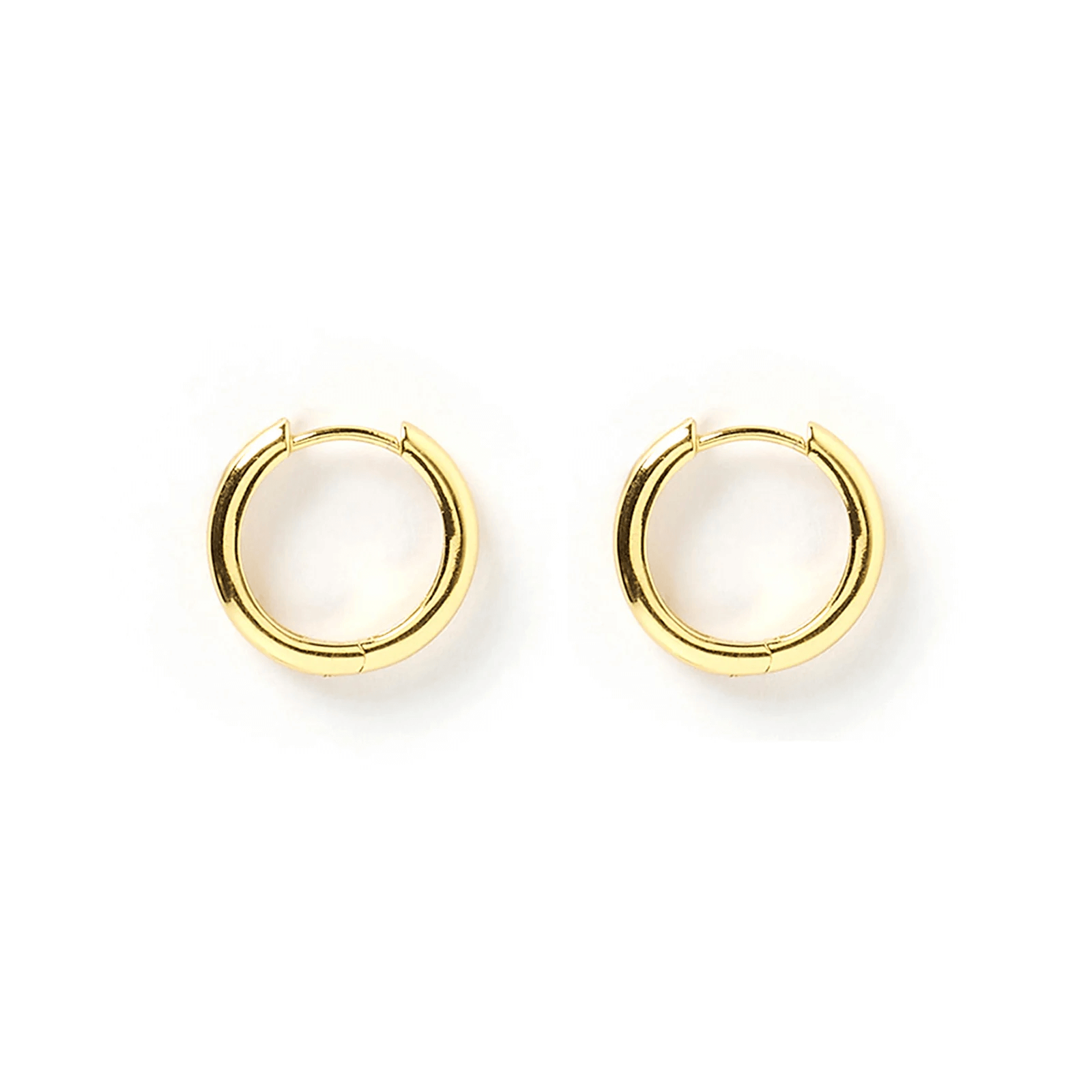 Mid Gold Hoop Earrings