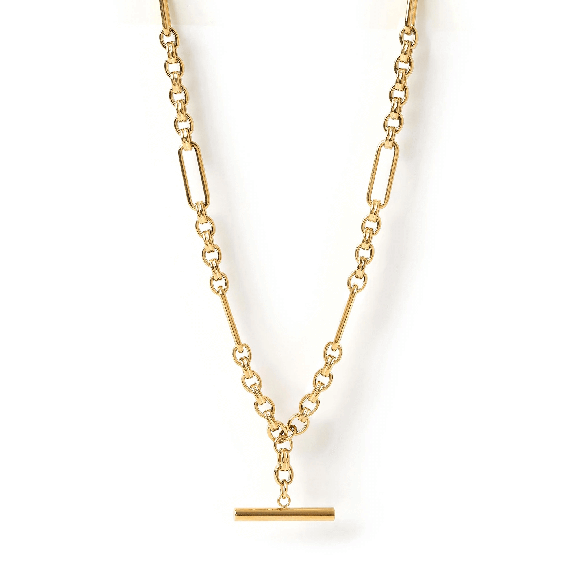 Gold Fob Chain Necklace