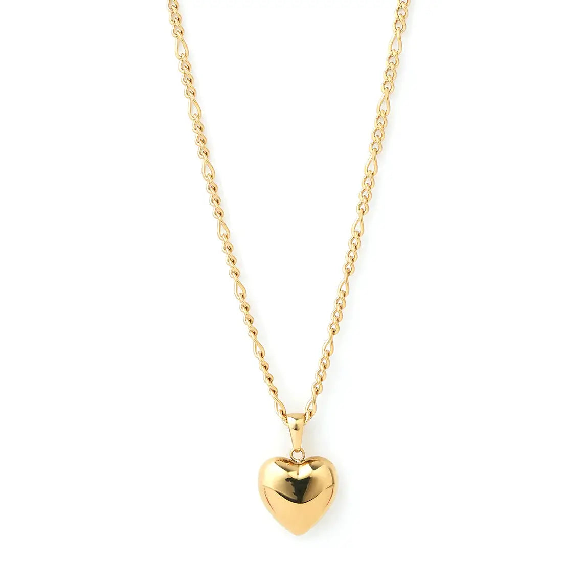 Heart pendant necklace gold