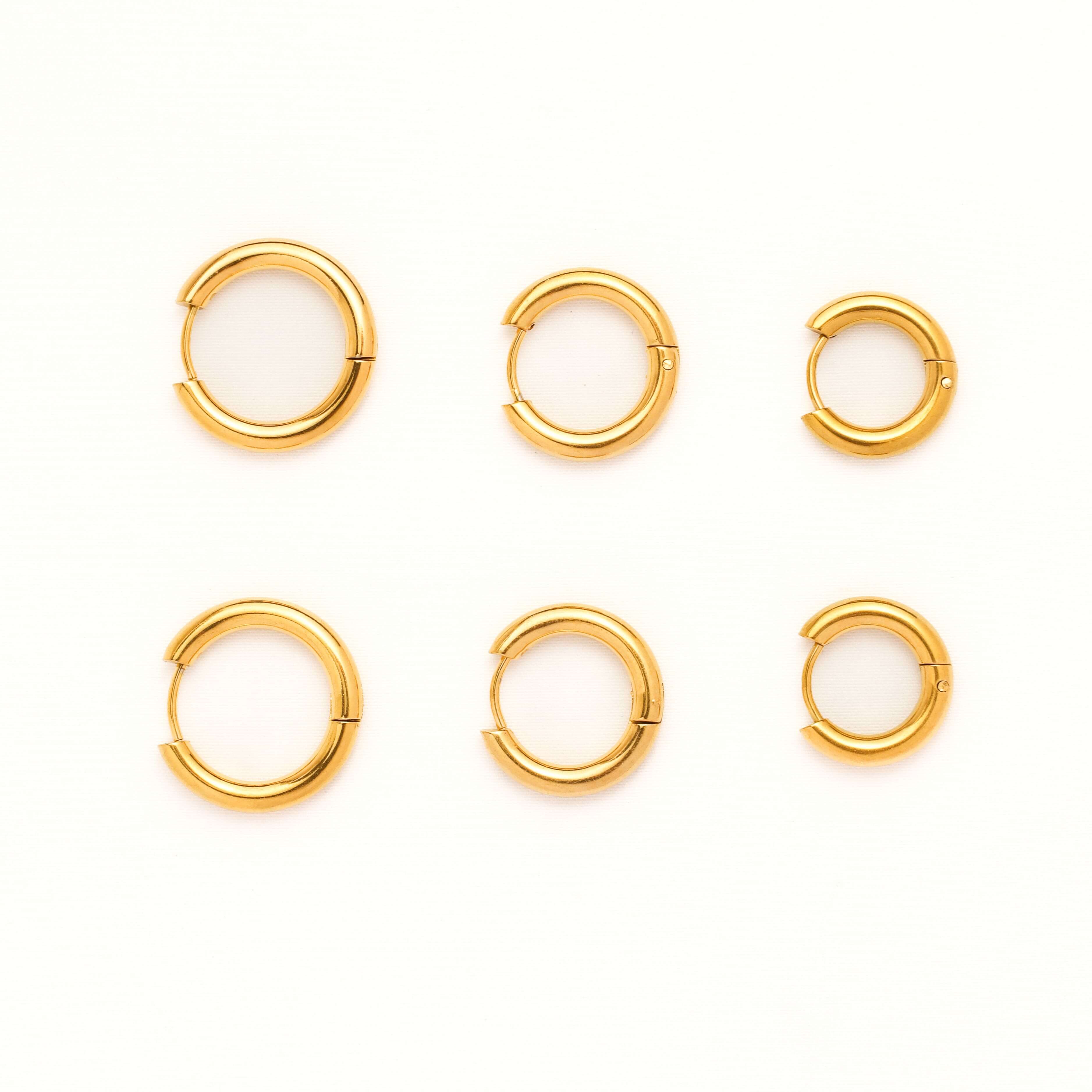 Gold Hoop Earrings