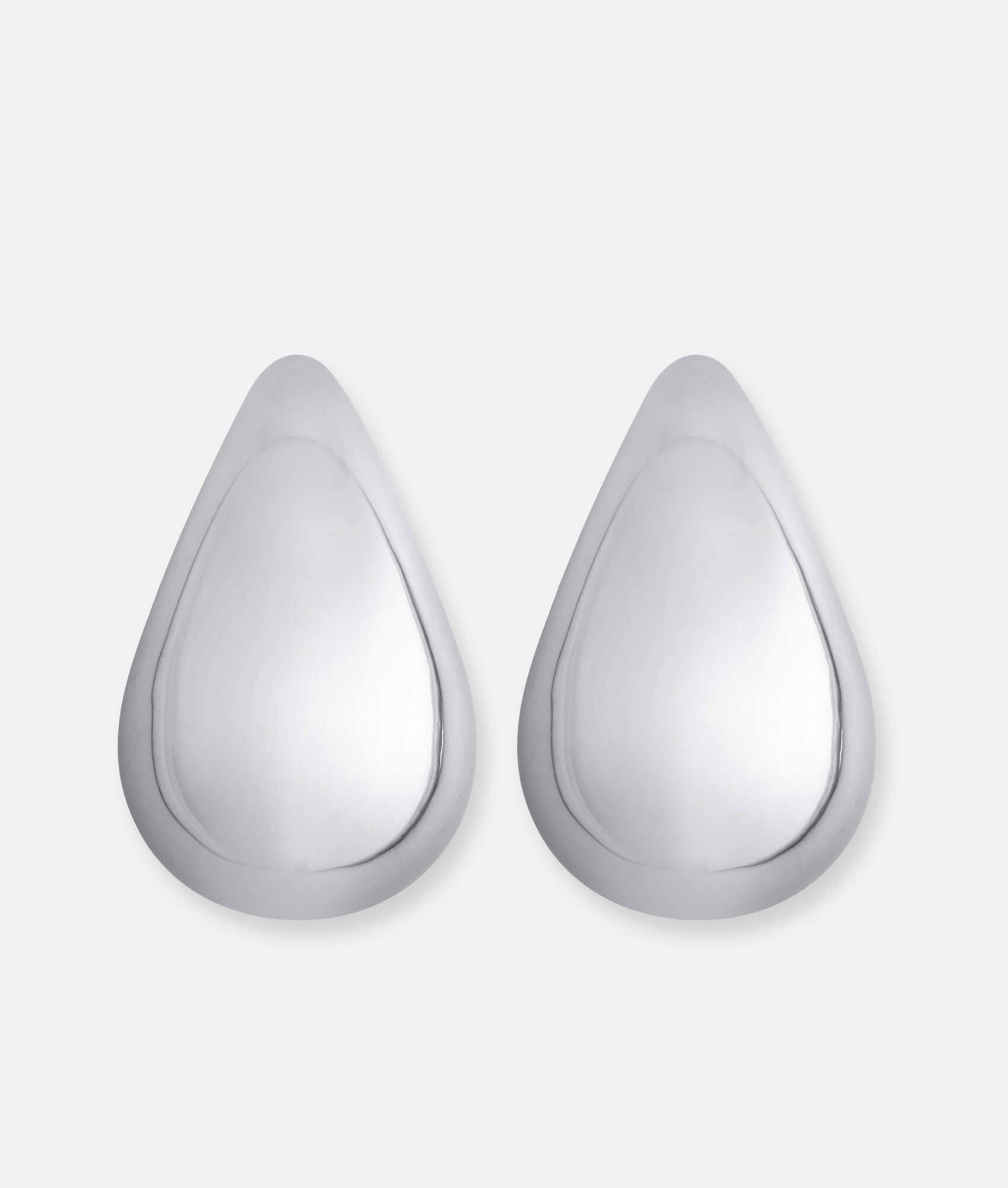 Bottega drop earrings silver